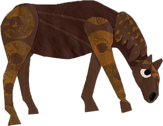 cutout horse body